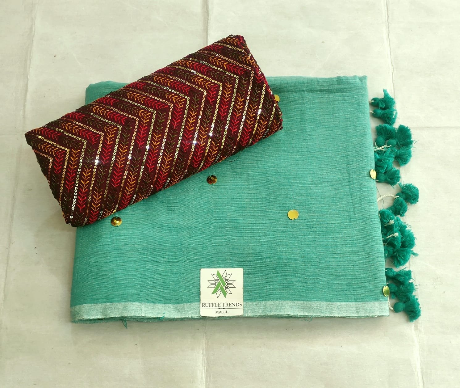 Magil Kadhi Matches (Aqua blue,Maroon)